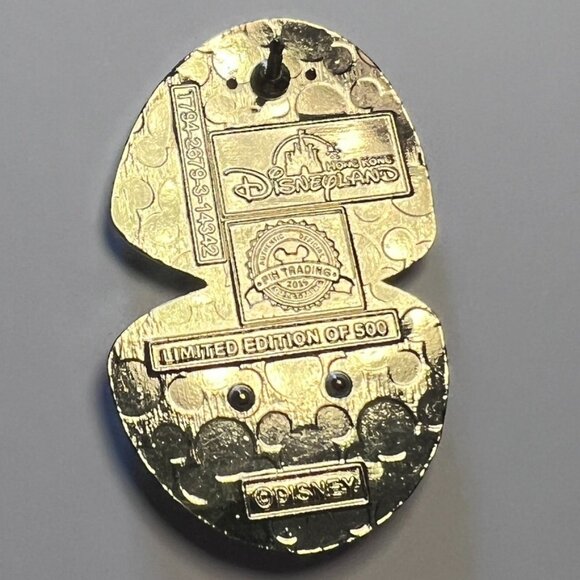 disney shellie may pin — easter 2015 hkdl red glitter pin-on-pin (le 500) - Picture 2 of 2